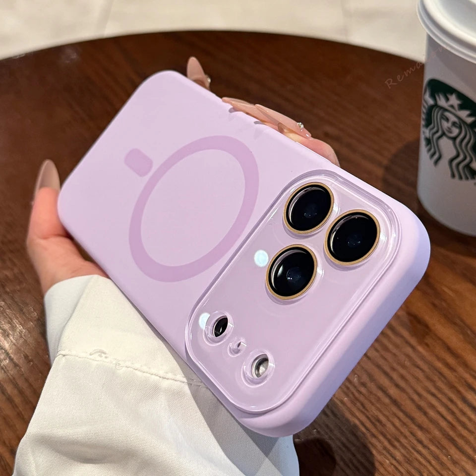 Liquid Silicone Magnetic Phone Case For iPhone 18 Pro Max 17 Air 11 12 13 15 14 16 Plus Magsafe Wireless Charge Protector Cover