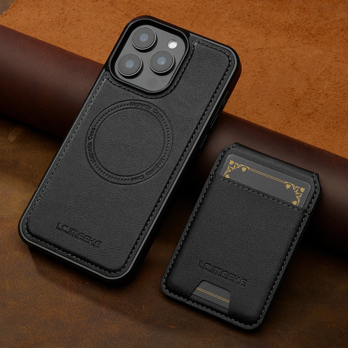 Detachable Magnetic 2 In 1 Leather Case For iPhone 18 17 16 15 14 13 12 11 Pro XS Max 17E Air XR 8 7 Plus SE Cards Pocket Cover