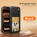 High Tech NFC DIY E Ink Screen Display AI Case For iPhone 17 18 Pro Max 16 Customized Image Transmission Syncing Projector Cover