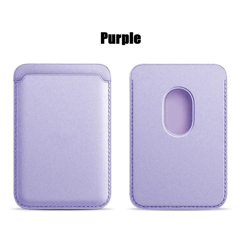 Phone Magnet Leather  Card Wallet Phone Case For iPhone 17 16 16e 15 14 13 12 11 18 Pro Max Plus Magsafe Magnetic Card Holder