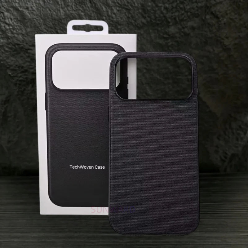 Original Technology Woven Fabric For Magsafe Magnetic Phone Case For iPhone 17 Air 16 15 14 Plus 13 12 11 18 Pro Max Boxed Cover