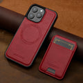 Detachable Magnetic 2 In 1 Leather Case For iPhone 18 17 16 15 14 13 12 11 Pro XS Max 17E Air XR 8 7 Plus SE Cards Pocket Cover