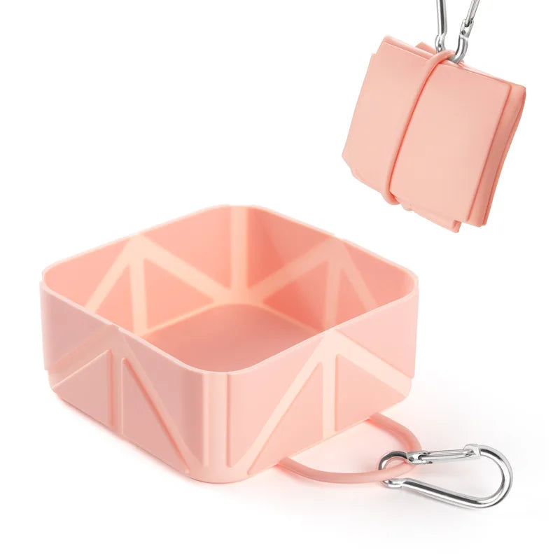 Dog Bowl Pet Travel Collapsible Bowls, Portable Foldable Cats Dogs Water Dish Puppy Bowl for  Walking Traveling Outdoors