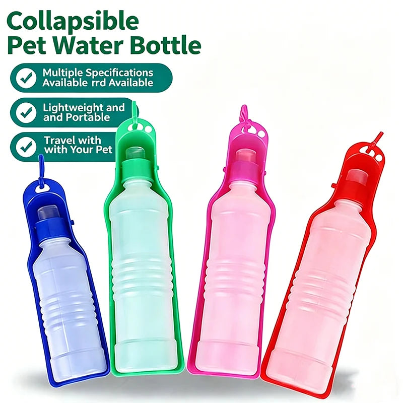 Portable Travel Dog Water Bottle Outdoor Walking Pet Drinking Cup Leakproof Water Feeder For Dogs And Cats Pet Feeding Supplies