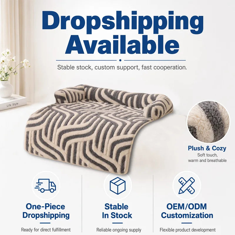 Scratch Resistant Pet Sofa Cover Washable Non-Slip Couch Protector for Dogs Cats Furniture