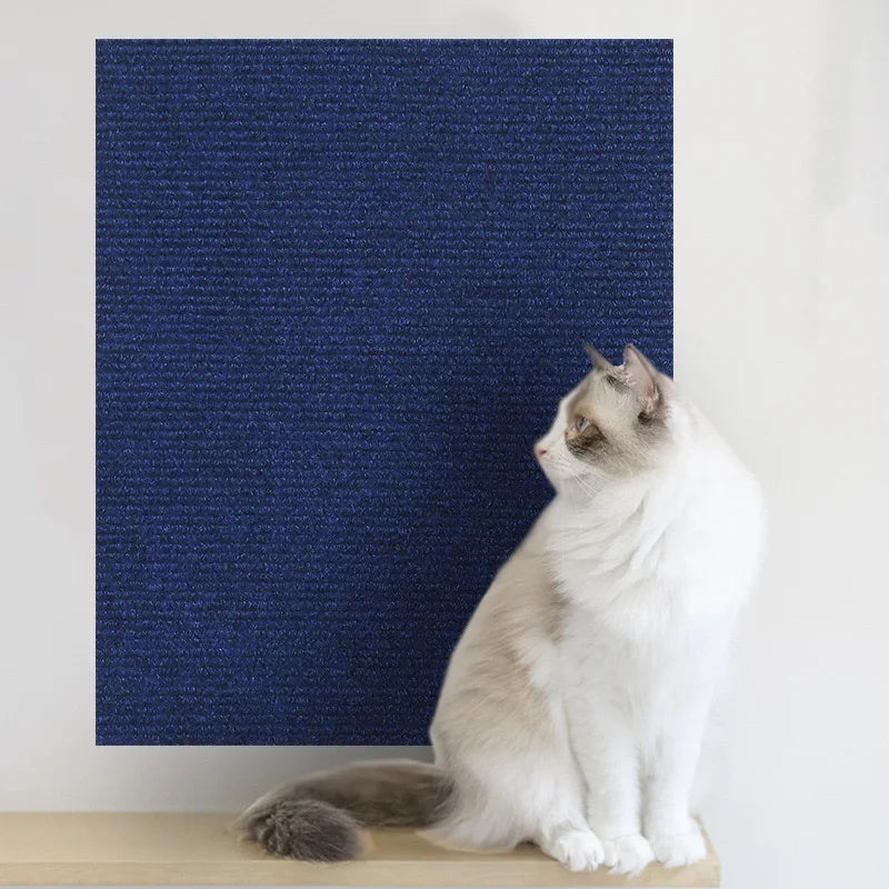 Self-Adhesive Cat Scratching Mat Trimmable Cat Carpet Cat Scratching Carpet Corner Wall Cat DIY Scratch Sofa Furniture Protector