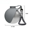 Dog Water Bottle with Bowl for Cat 304 Stainless Steel Portable Outdoor Pet Stainless Steel Water Cup Safe Food-Grade Silicone
