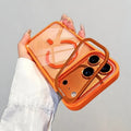 Luxury Bracket Stand Magnetic Case for iPhone 18Pro 17 16 15 14 Plus 13 12 18 Pro Max Air for Magsafe Glass Lens Protector Cover