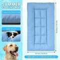 Extra-Large Summer Cooling Mat Dog Sofa Bed | Ultra-Soft, 8 Compartments, Extra-Large Plush Dog Sofa Bed | Super Soft,