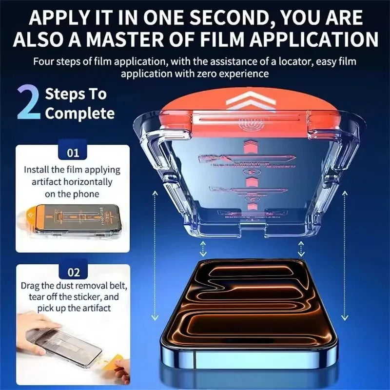 3Pcs Privacy Screen Protector For iPhone 17 13 14 15 16 18 Pro Max Oleophobic Coating Dust Free Easy Installation For iPhone Air