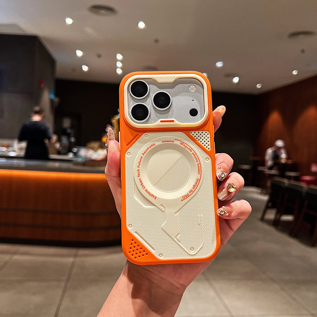 Magneti Mecha Style Cool Original High Quality Phone Case For iPhone 18 17 16 E 15 14 Plus 13 Pro Max   Simple Cover For Magsafe