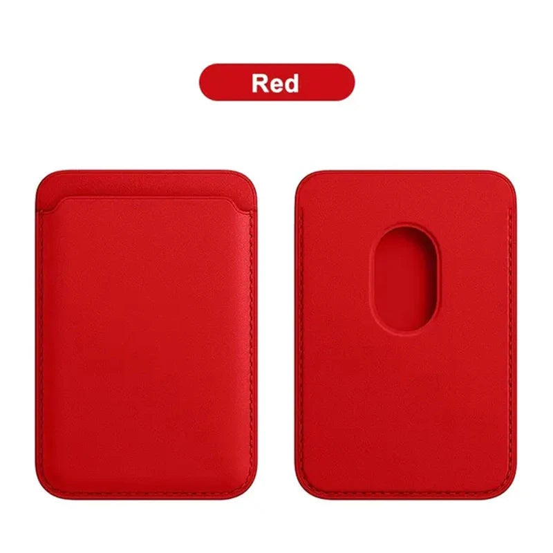 Phone Magnet Leather  Card Wallet Phone Case For iPhone 17 16 16e 15 14 13 12 11 18 Pro Max Plus Magsafe Magnetic Card Holder
