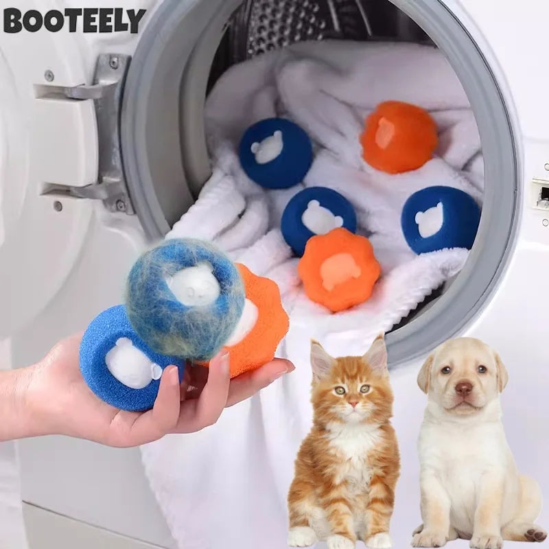 Pet Hair Remover Reusable Ball Laundry Washing Machine Filter Wool Sticker Cat Hair Remover Pet Fur Lint Catcher Home