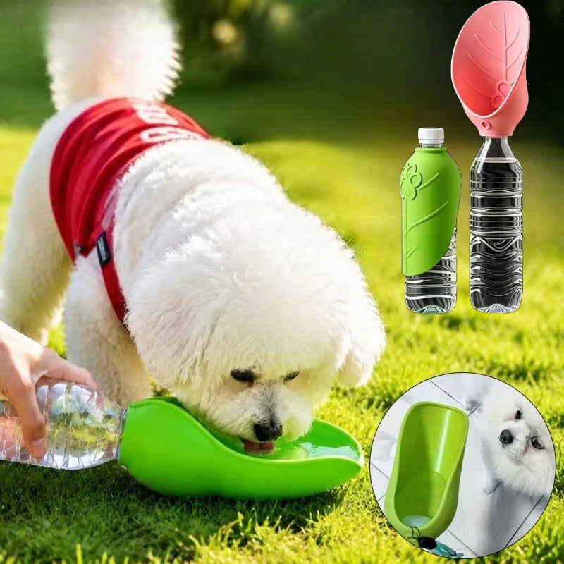 Universal Silicone Pet Water Bottle Dog Cat Drinking Bowl Outdoor Feeding Water Portable Drinking Cup Pets Water Dispenser