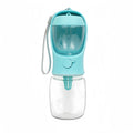 2-in-1 Portable Pet Water Bottle with Food Storage Container, Travel Water & Feeder Bowl for Dogs Cats Puppy Outdoor Walking