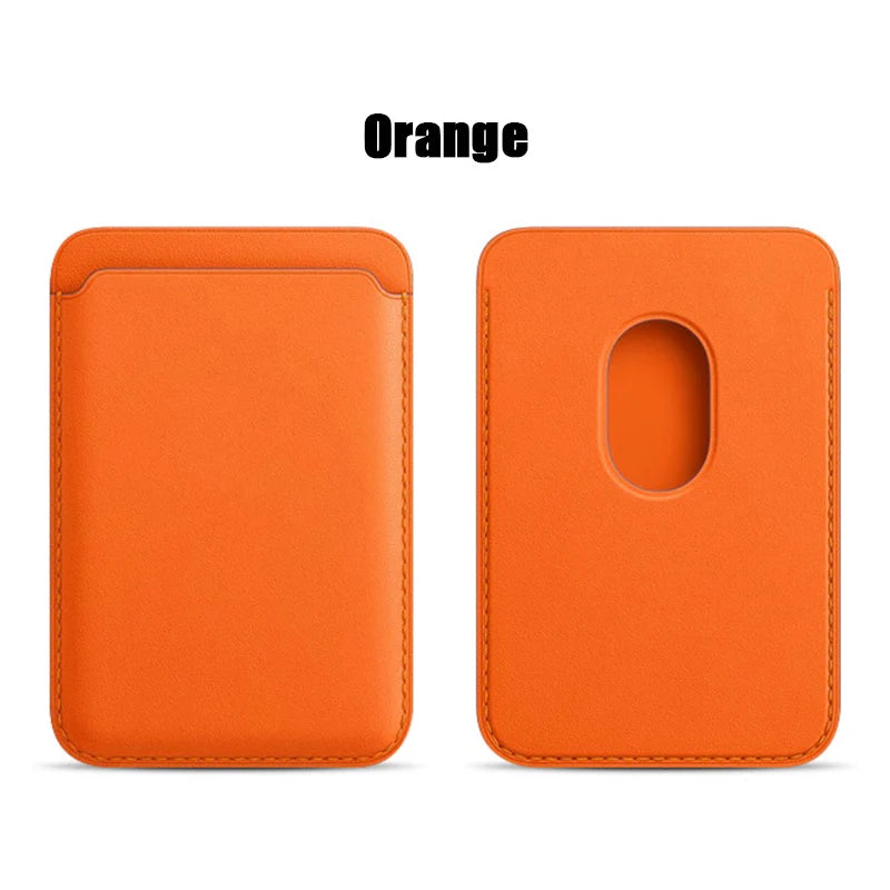 Phone Magnet Leather  Card Wallet Phone Case For iPhone 17 16 16e 15 14 13 12 11 18 Pro Max Plus Magsafe Magnetic Card Holder
