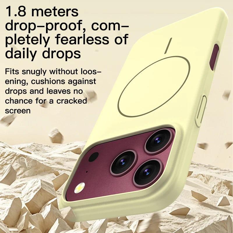 For Magsafe Wireless Charging Skin Matte PC Magnetic Case For Apple iPhone 18 Pro Max iPhone18ProMax 5G Slim Hard Back Cover