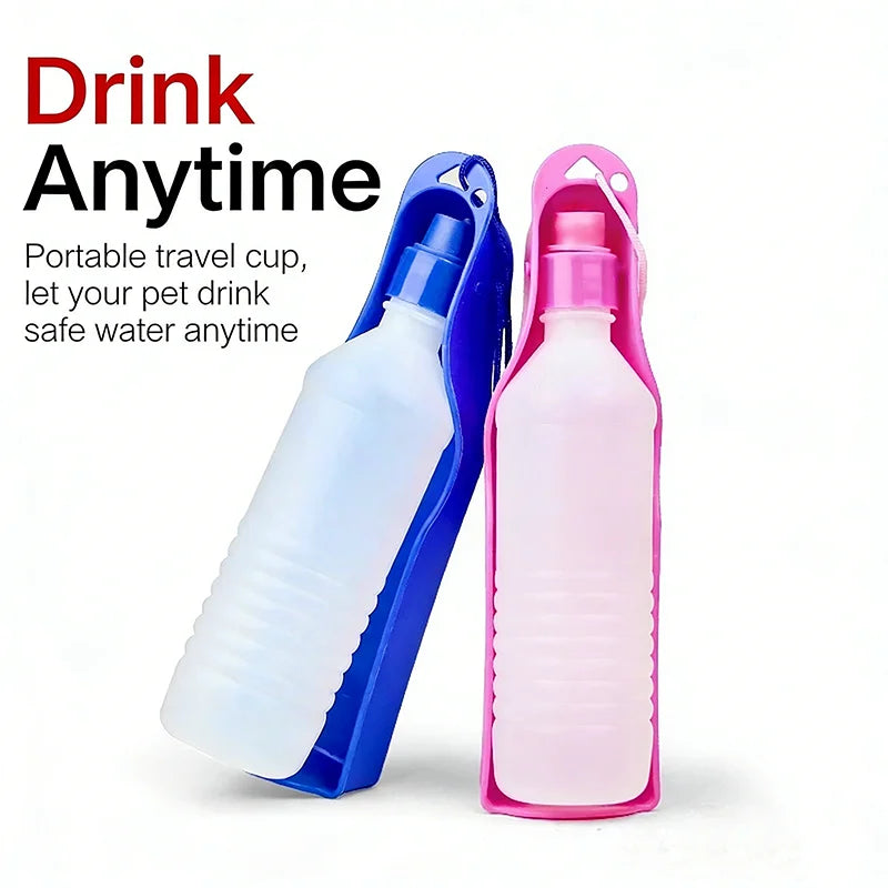Portable Travel Dog Water Bottle Outdoor Walking Pet Drinking Cup Leakproof Water Feeder For Dogs And Cats Pet Feeding Supplies