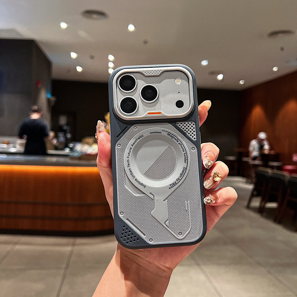 Magneti Mecha Style Cool Original High Quality Phone Case For iPhone 18 17 16 E 15 14 Plus 13 Pro Max   Simple Cover For Magsafe