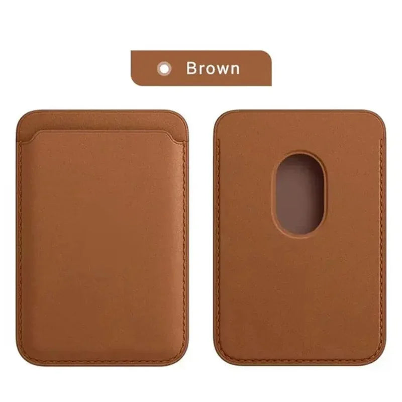 Phone Magnet Leather  Card Wallet Phone Case For iPhone 17 16 16e 15 14 13 12 11 18 Pro Max Plus Magsafe Magnetic Card Holder