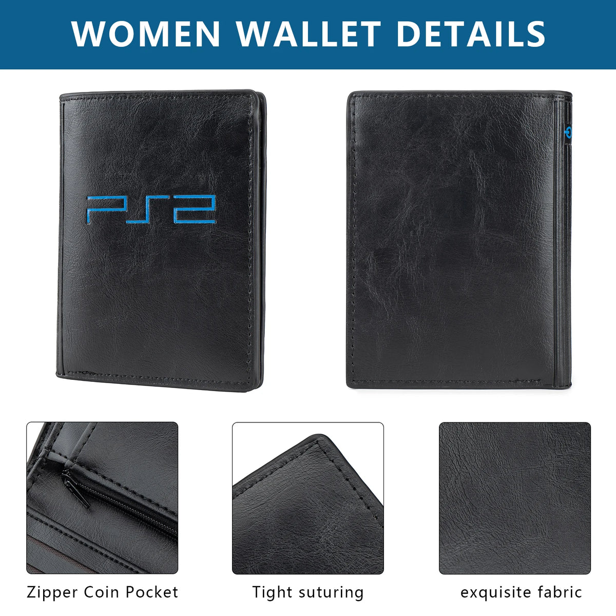 Men's Cartoon Bi-Fold Wallet, Simple Thin Wallet, Portable Casual Card Holder