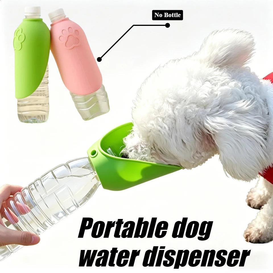 Leakproof Dog Travel Water Bottle Silicone Large Portable Pet Feeder Outdoor Drinking Bowl Durable Puppy Cat Walking Supplies