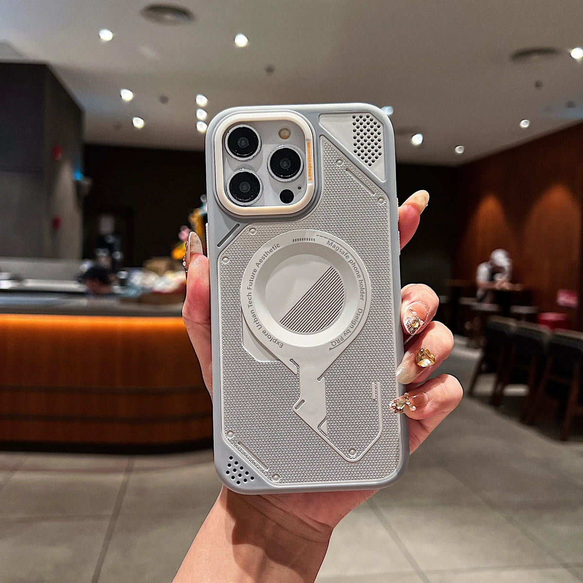 Magneti Mecha Style Cool Original High Quality Phone Case For iPhone 18 17 16 E 15 14 Plus 13 Pro Max   Simple Cover For Magsafe