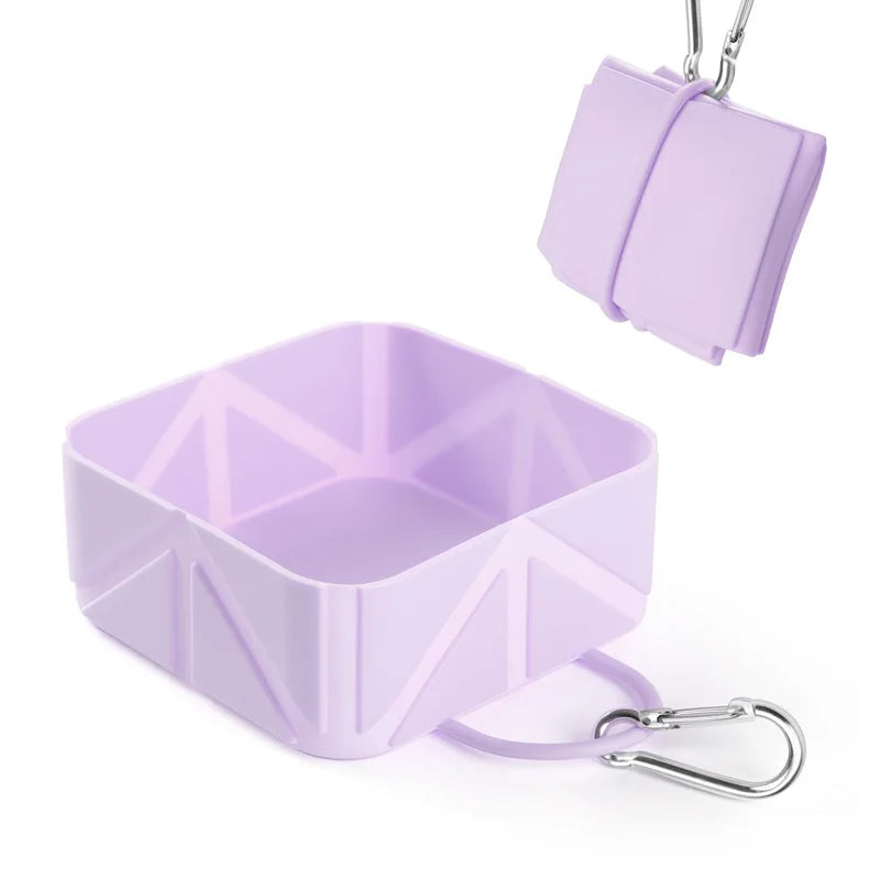 Dog Bowl Pet Travel Collapsible Bowls, Portable Foldable Cats Dogs Water Dish Puppy Bowl for  Walking Traveling Outdoors