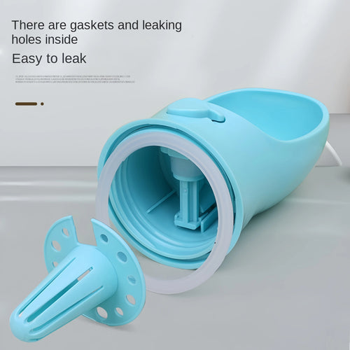 2-in-1 Portable Pet Water Bottle with Food Storage Container, Travel Water & Feeder Bowl for Dogs Cats Puppy Outdoor Walking