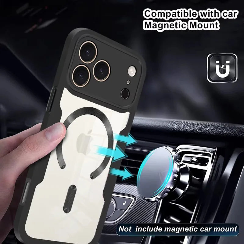Full Body Protection Case For Apple iPhone 18 17 Pro Max Protective Cover With Screen Protector For Magsafe Wireless Charing