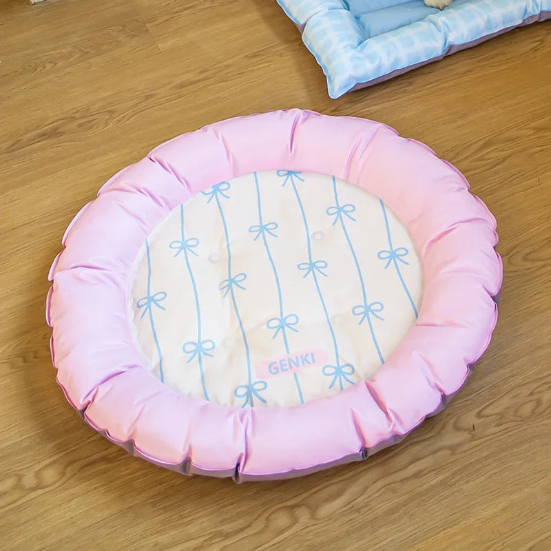 Butterfly Strawberry Sweetheart Cooling Nest for Cats and Dogs, Summer  Refreshing,  Durable Sleeping Nest, Pet Supplies