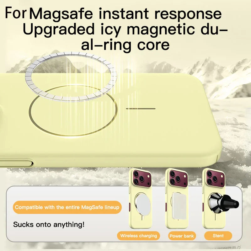 For Magsafe Wireless Charging Skin Matte PC Magnetic Case For Apple iPhone 18 Pro Max iPhone18ProMax 5G Slim Hard Back Cover