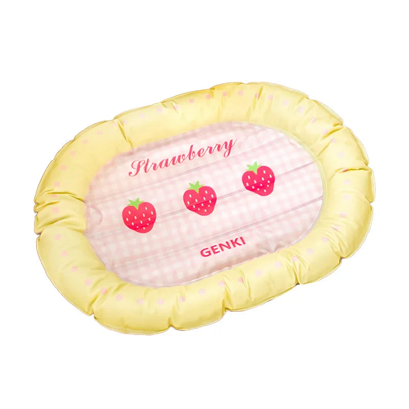 Butterfly Strawberry Sweetheart Cooling Nest for Cats and Dogs, Summer  Refreshing,  Durable Sleeping Nest, Pet Supplies