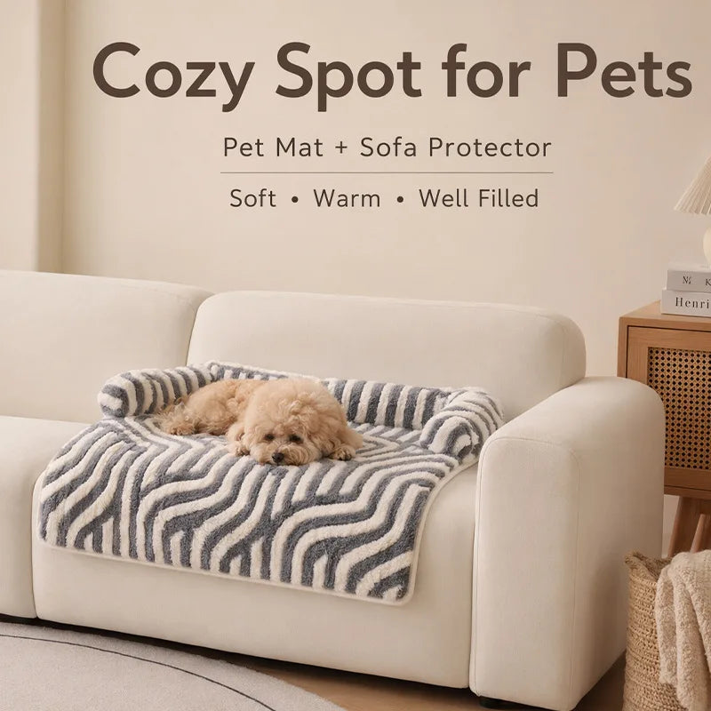 Scratch Resistant Pet Sofa Cover Washable Non-Slip Couch Protector for Dogs Cats Furniture