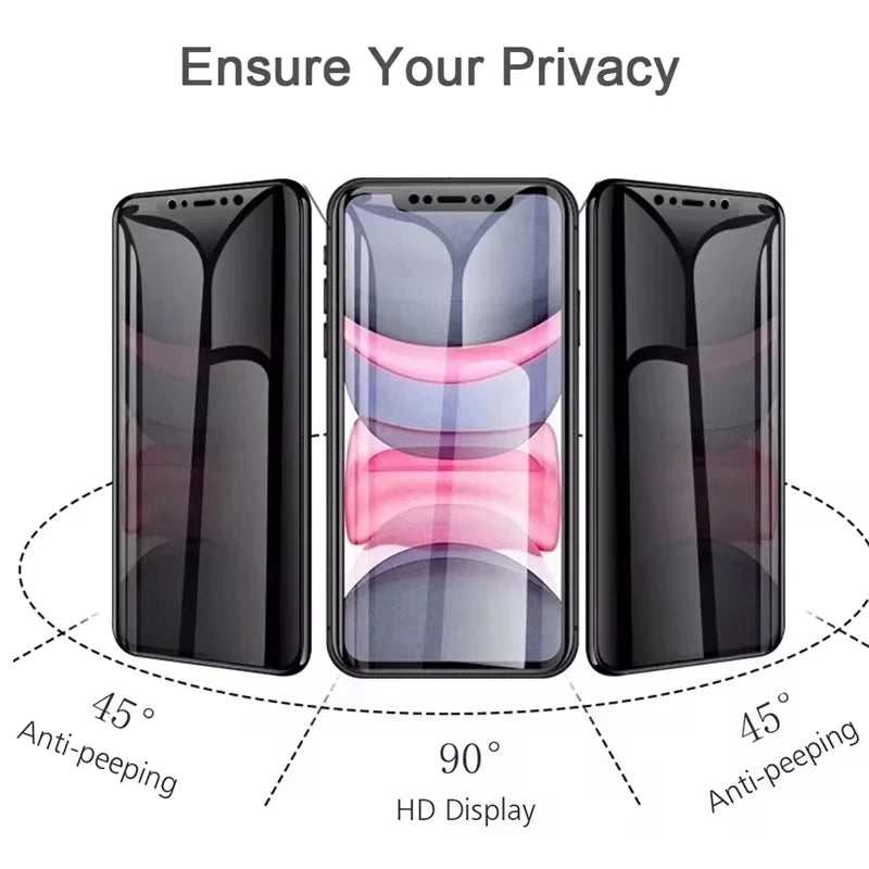1-5Pcs Matte Ceramic Privacy Screen Protector for iPhone 14 11 12 13 15 16 17 18 Pro Max Air Antispy Film for iPhone 7 8 Plus XR
