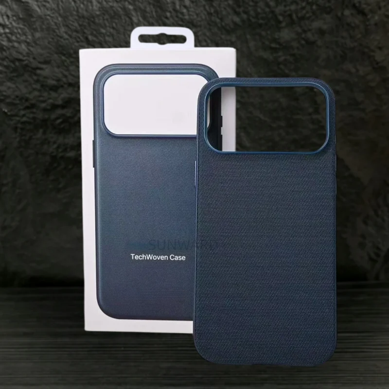 Original Technology Woven Fabric For Magsafe Magnetic Phone Case For iPhone 17 Air 16 15 14 Plus 13 12 11 18 Pro Max Boxed Cover
