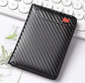 Men's Slim Bifold Wallet - Vertical ID Window & Multi-Card Slots, Compact Design for Credit Cards & IDs, Daily Carry Essential