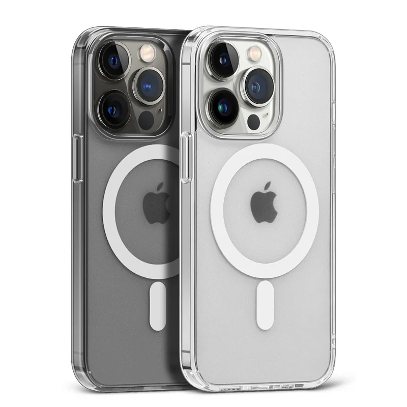 Magnetic Clear Case For APPLE iPhone 16 17 15 14 13 12 11 18 Pro Max Plus 17 Air 16e Wireless Charging Compatible With Magsafe