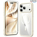 With Screen Protector Acrylic Shell Magnetic Transparent Phone Case For IPhone 18 17 Pro Max,Rugged Drop Protection Cell Cover